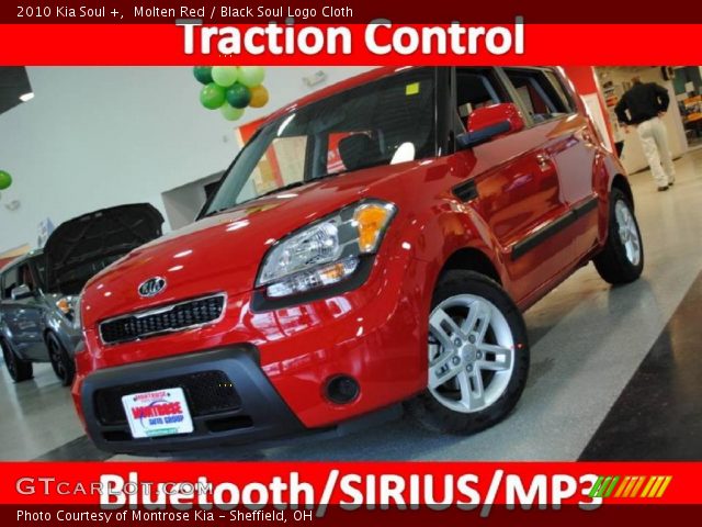 2010 Kia Soul + in Molten Red