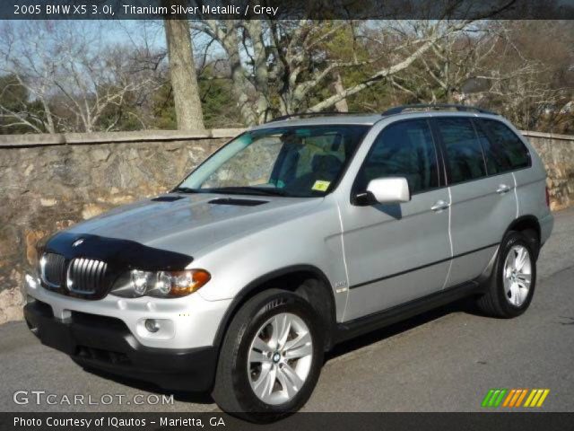 2005 BMW X5 3.0i in Titanium Silver Metallic