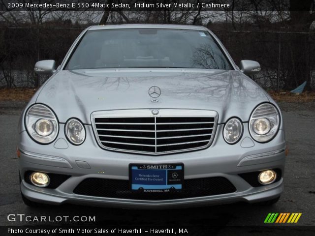 2009 Mercedes-Benz E 550 4Matic Sedan in Iridium Silver Metallic