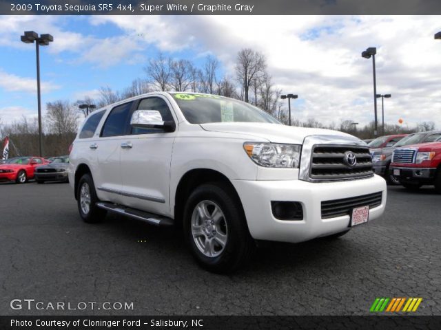 2009 Toyota Sequoia SR5 4x4 in Super White