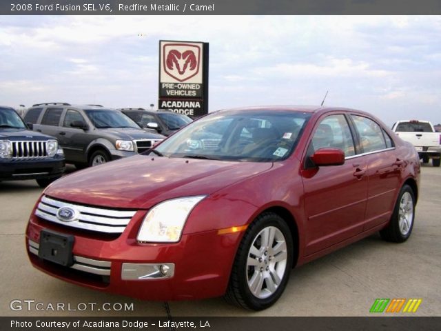 2008 Ford Fusion SEL V6 in Redfire Metallic