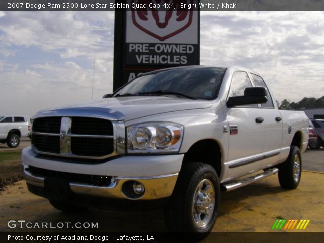 2007 Dodge Ram 2500 Lone Star Edition Quad Cab 4x4 in Bright White