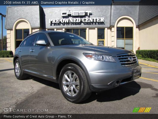 2008 Infiniti FX 35 AWD in Diamond Graphite Metallic