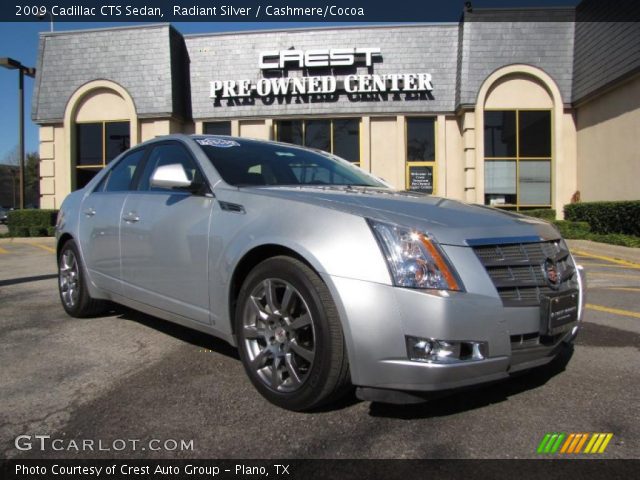 2009 Cadillac CTS Sedan in Radiant Silver