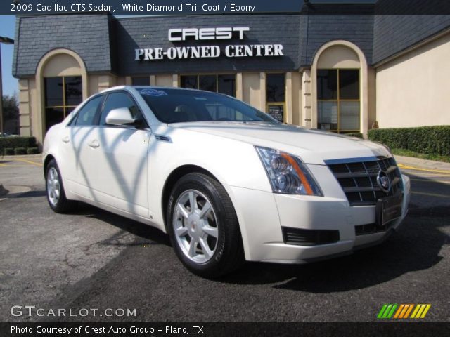 2009 Cadillac CTS Sedan in White Diamond Tri-Coat