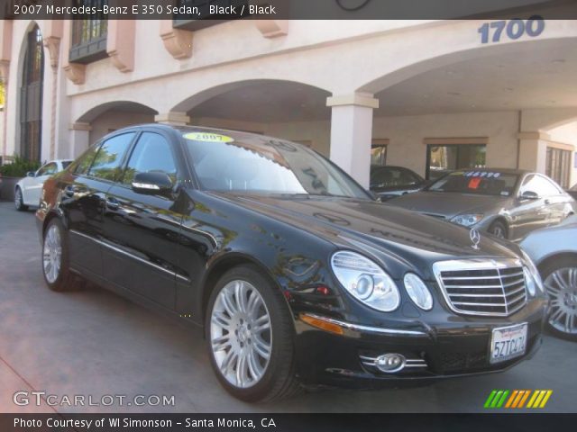 2007 Mercedes-Benz E 350 Sedan in Black