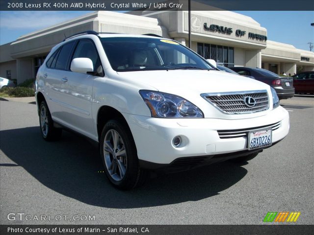 2008 Lexus RX 400h AWD Hybrid in Crystal White