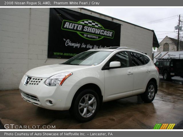 2008 Nissan Rogue SL AWD in Phantom White Pearl