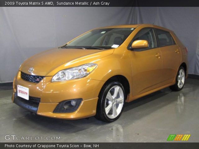 2009 Toyota Matrix S AWD in Sundance Metallic