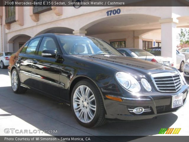 2008 Mercedes-Benz E 350 Sedan in Sienna Black Metallic