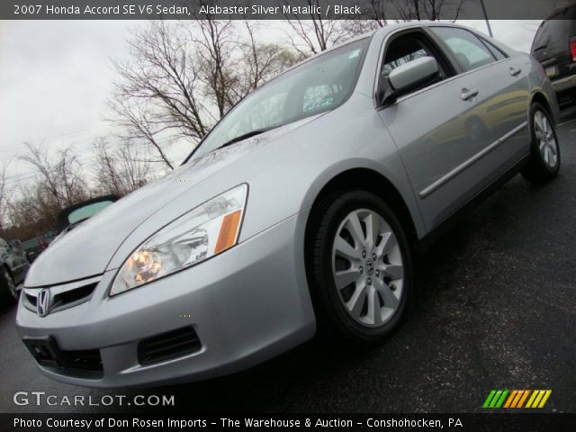 2007 Honda Accord SE V6 Sedan in Alabaster Silver Metallic