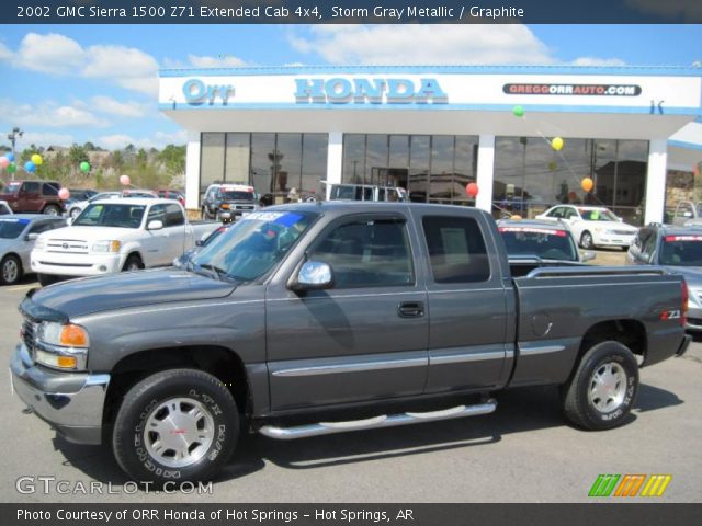 2002 GMC Sierra 1500 Z71 Extended Cab 4x4 in Storm Gray Metallic