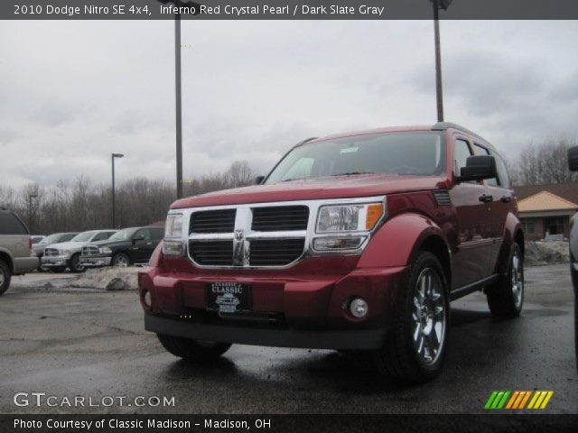 2010 Dodge Nitro SE 4x4 in Inferno Red Crystal Pearl