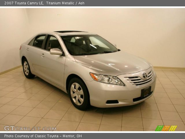 2007 Toyota Camry LE in Titanium Metallic