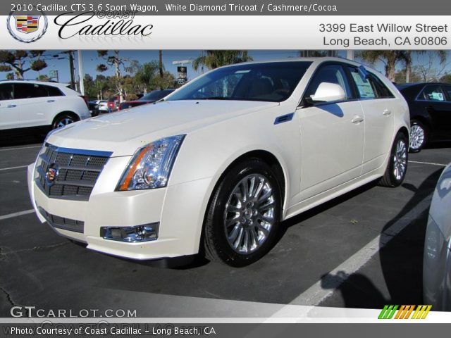 2010 Cadillac CTS 3.6 Sport Wagon in White Diamond Tricoat