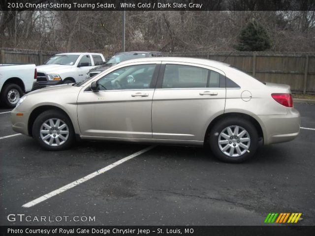 2010 Chrysler Sebring Touring Sedan in White Gold