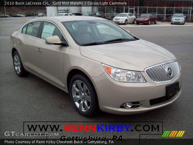 2010 Buick LaCrosse CXL in Gold Mist Metallic
