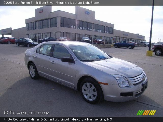 2008 Ford Fusion S in Brilliant Silver Metallic