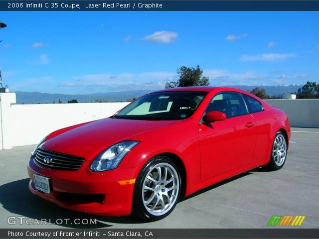 2006 Infiniti G 35 Coupe in Laser Red Pearl