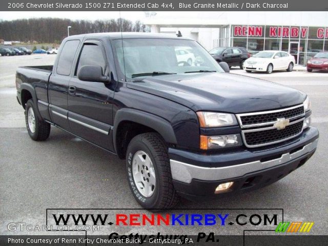 2006 Chevrolet Silverado 1500 Z71 Extended Cab 4x4 in Blue Granite Metallic