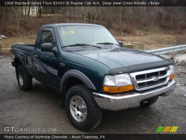 1998 Mazda B-Series Truck B3000 SE Regular Cab 4x4 in Deep Jewel Green Metallic