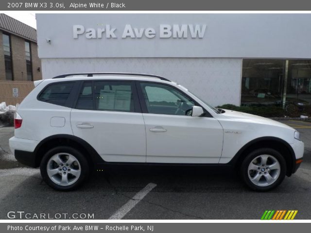 2007 BMW X3 3.0si in Alpine White