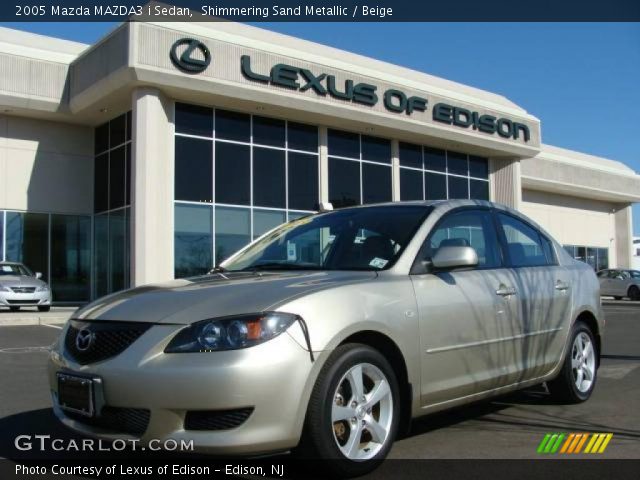 2005 Mazda MAZDA3 i Sedan in Shimmering Sand Metallic