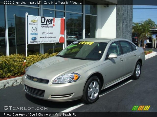 2009 Chevrolet Impala LT in Gold Mist Metallic