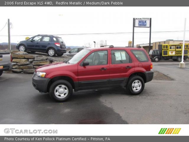 2006 Ford Escape XLS 4WD in Redfire Metallic