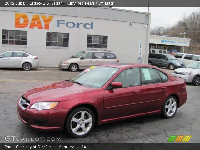 2009 Subaru Legacy 2.5i Sedan in Ruby Red Pearl