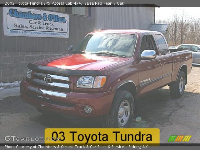 2003 Toyota Tundra SR5 Access Cab 4x4 in Salsa Red Pearl