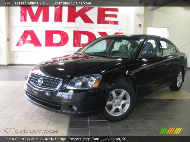 2005 Nissan Altima 2.5 S in Super Black