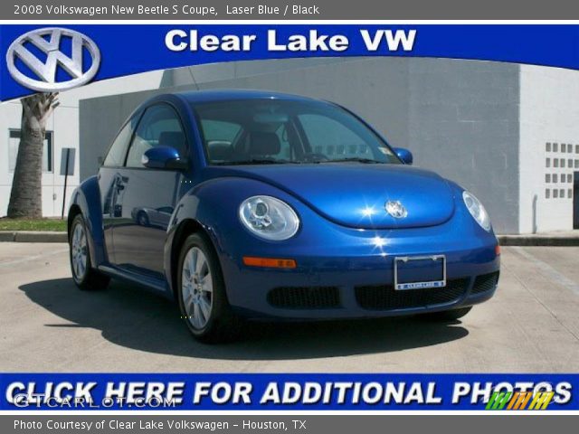 2008 Volkswagen New Beetle S Coupe in Laser Blue