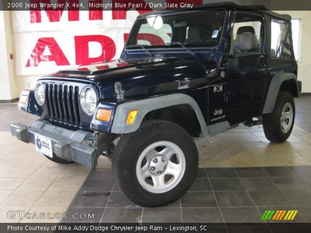 2006 Jeep Wrangler X 4x4 in Midnight Blue Pearl