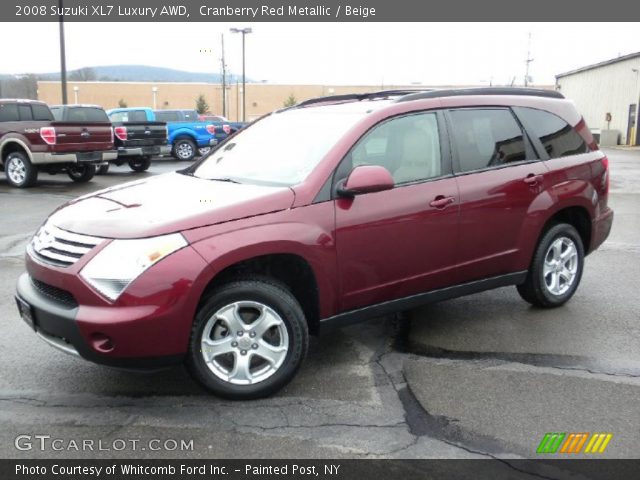 2008 Suzuki XL7 Luxury AWD in Cranberry Red Metallic