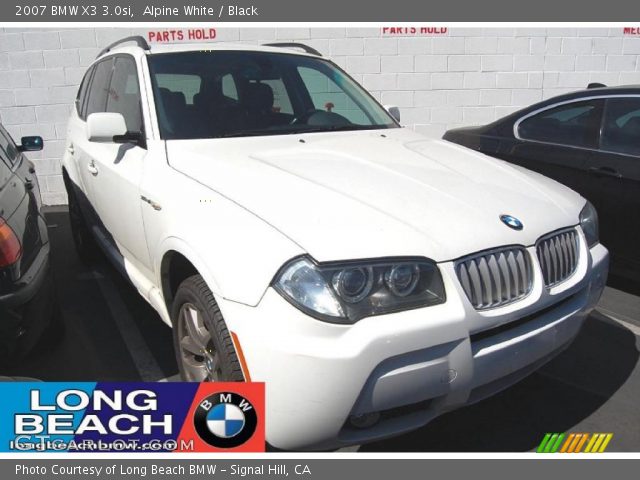 2007 BMW X3 3.0si in Alpine White