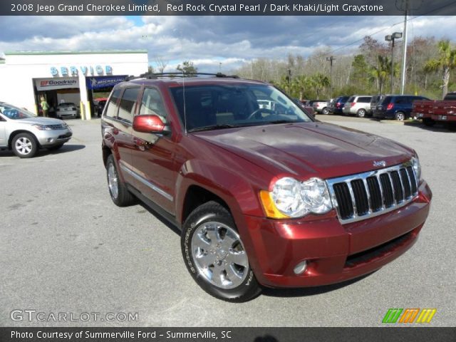 2008 Jeep Grand Cherokee Limited in Red Rock Crystal Pearl