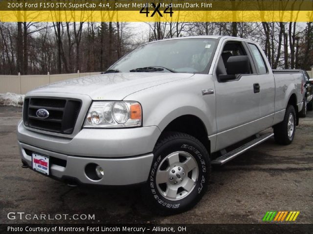 2006 Ford F150 STX SuperCab 4x4 in Silver Metallic