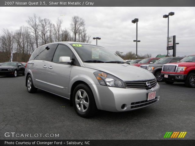 2007 Nissan Quest 3.5 in Silver Mist Metallic