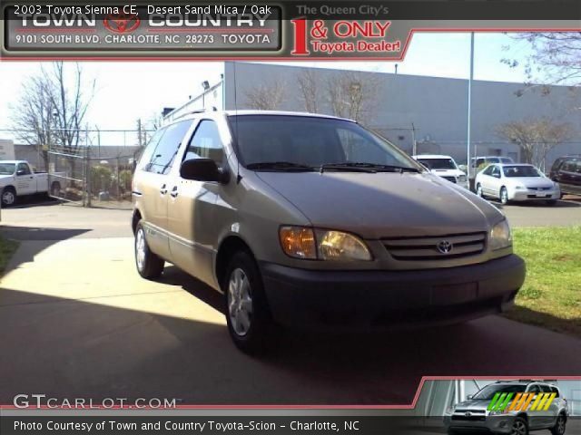 2003 Toyota Sienna CE in Desert Sand Mica