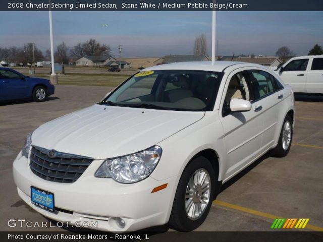 2008 Chrysler Sebring Limited Sedan in Stone White