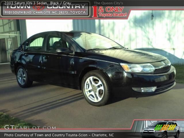 2003 Saturn ION 3 Sedan in Black