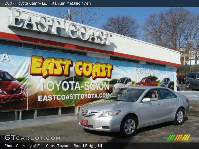 2007 Toyota Camry LE in Titanium Metallic