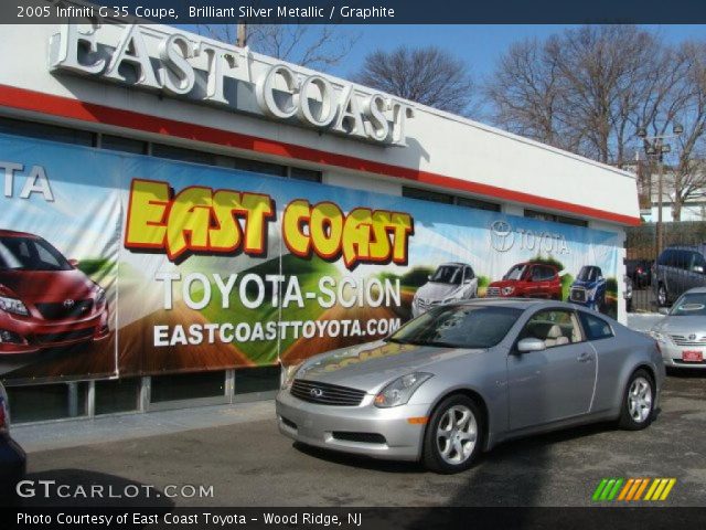 2005 Infiniti G 35 Coupe in Brilliant Silver Metallic