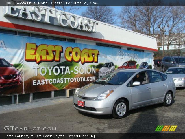 2008 Toyota Prius Hybrid in Classic Silver Metallic