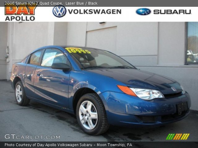 2006 Saturn ION 2 Quad Coupe in Laser Blue