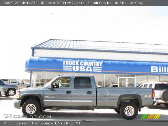 2007 GMC Sierra 2500HD Classic SLT Crew Cab 4x4 in Stealth Gray Metallic