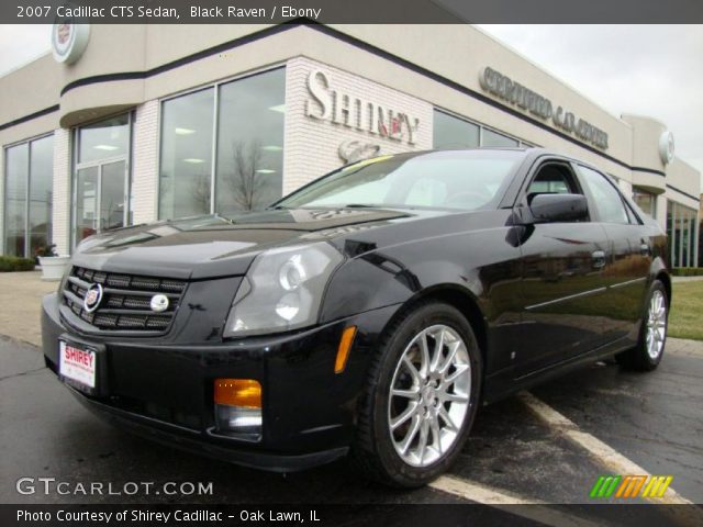 2007 Cadillac CTS Sedan in Black Raven