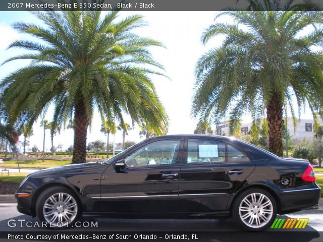 2007 Mercedes-Benz E 350 Sedan in Black