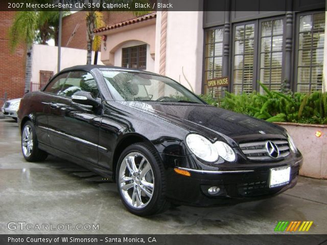 2007 Mercedes-Benz CLK 350 Cabriolet in Black